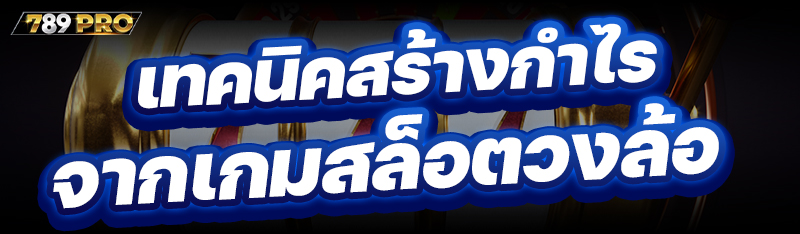 เทคนิคสร้างกำไรจากเกมสล็อตวงล้อ